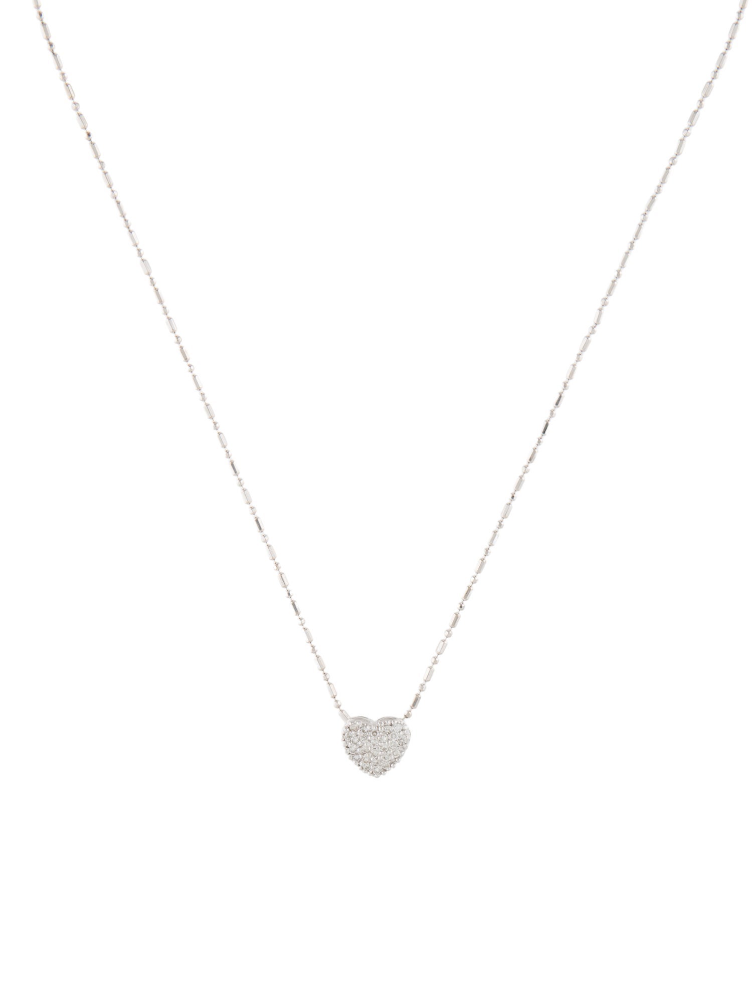 Necklace 14K Diamond Heart Pendant