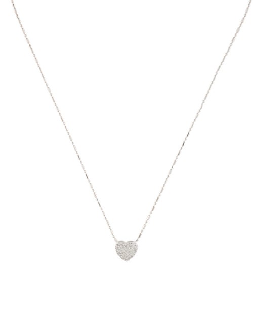 Necklace 14K Diamond Heart Pendant Necklace
