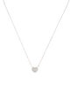 Necklace 14K Diamond Heart Pendant Necklace
