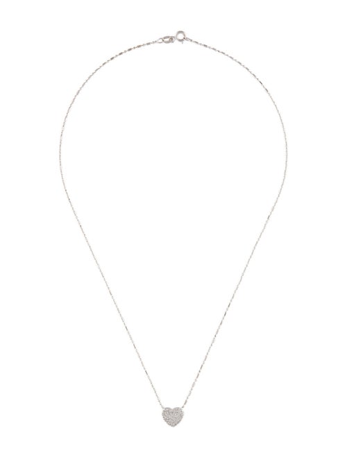 Necklace 14K Diamond Heart Pendant Necklace