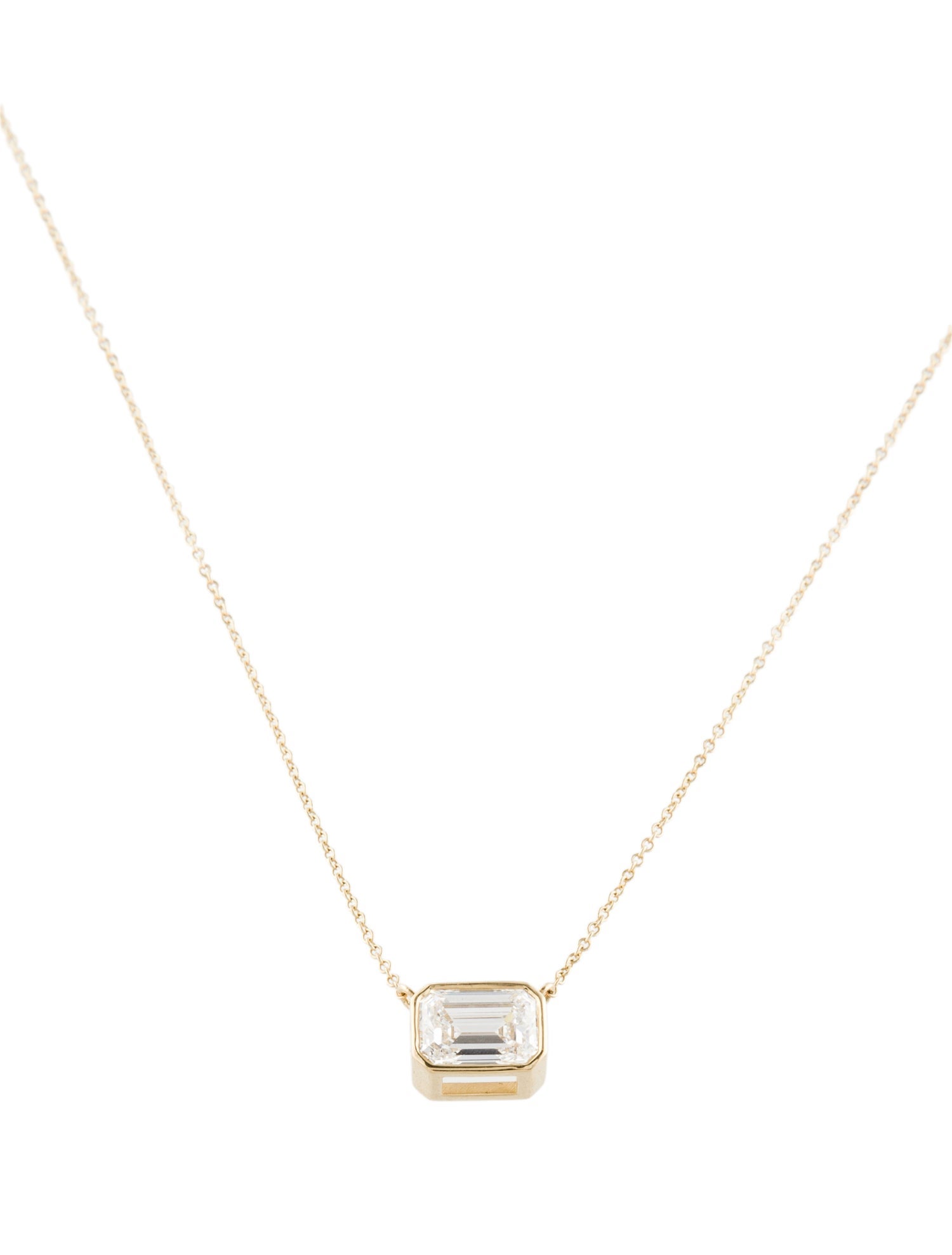 Necklace 14K 2.02ct Lab-Grown Diamond Pendant