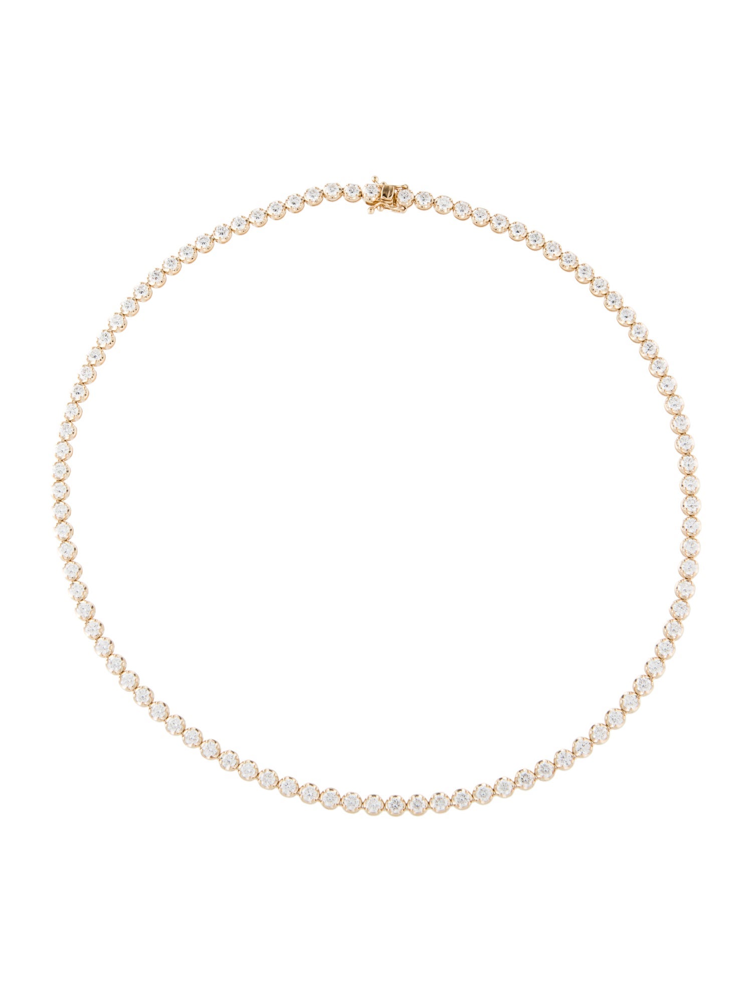 Necklace 14K 11.25ctw Lab-Grown Diamond Tennis