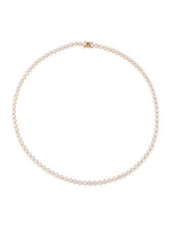 Necklace 14K 11.25ctw Lab-Grown Diamond Tennis Necklace