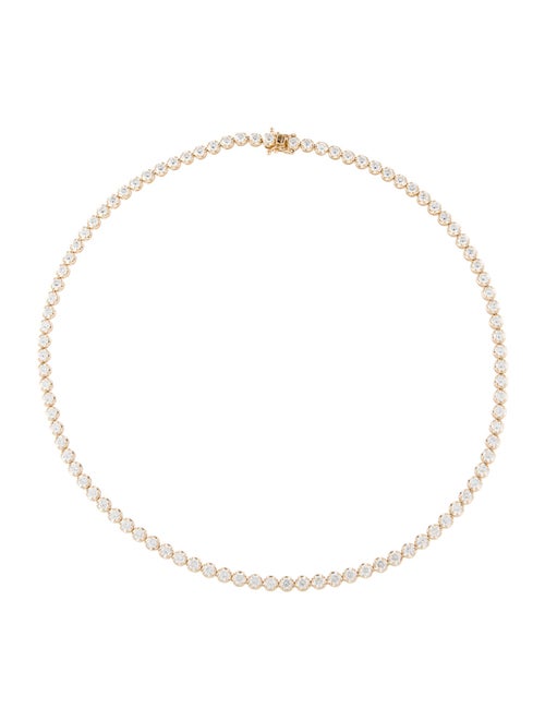 Necklace 14K 11.25ctw Lab-Grown Diamond Tennis Necklace