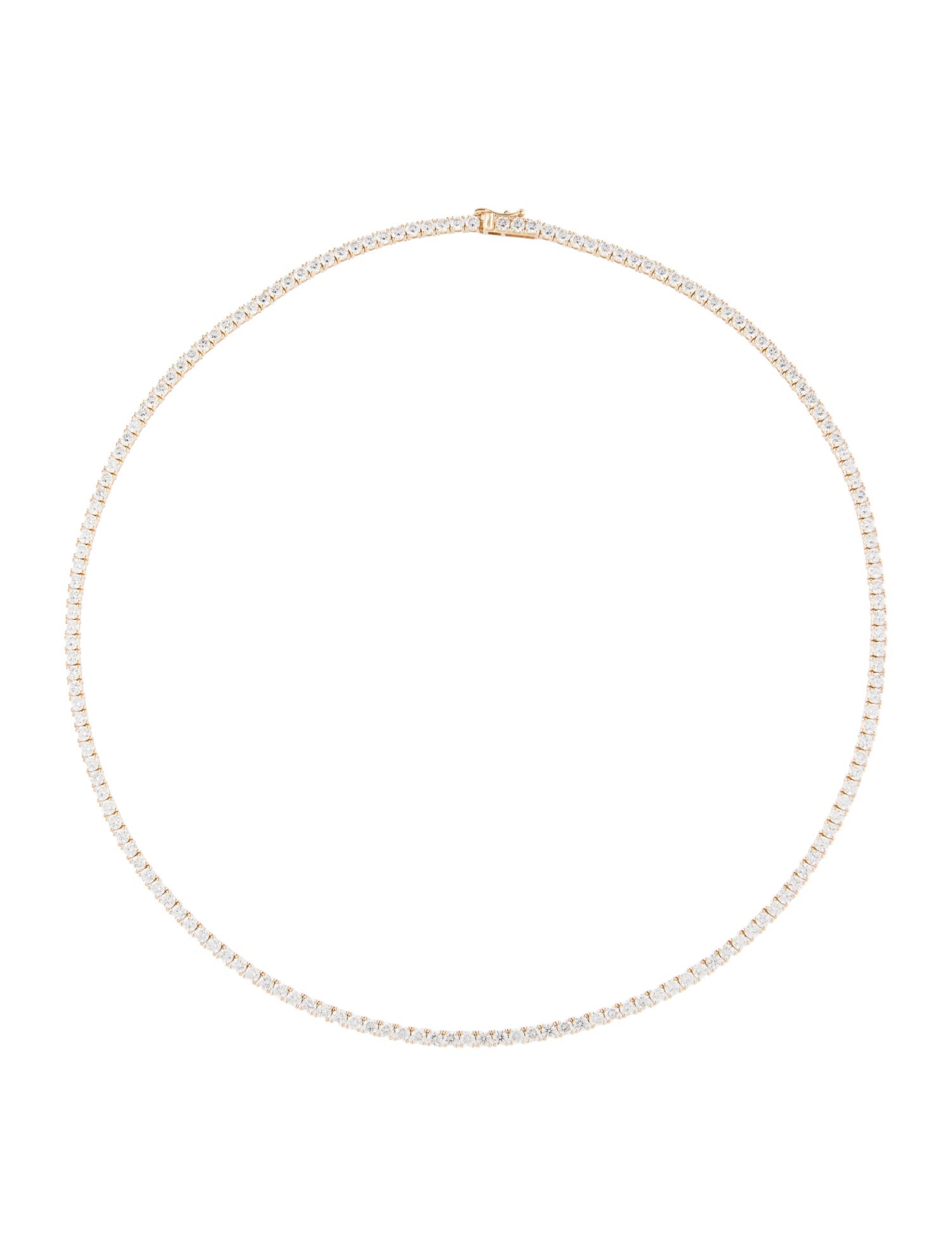 Necklace 14K 10.50ctw Lab-Grown Diamond Collar Necklace