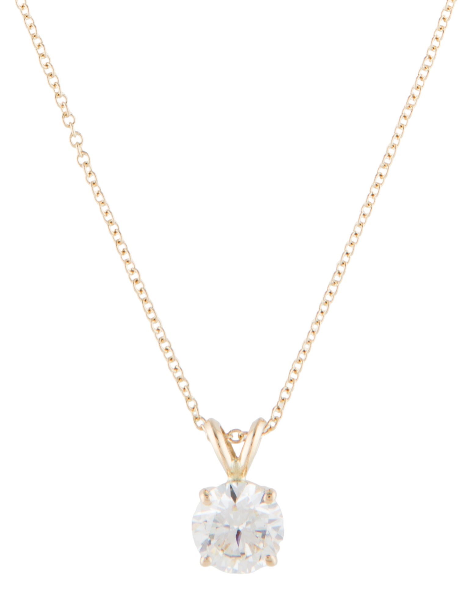 Necklace 14K 1.50ct Lab-Grown Diamond Pendant Necklace