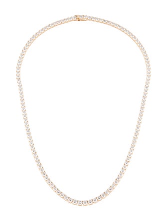 Necklace 14K 18.50ctw Lab-Grown Diamond Collar Necklace