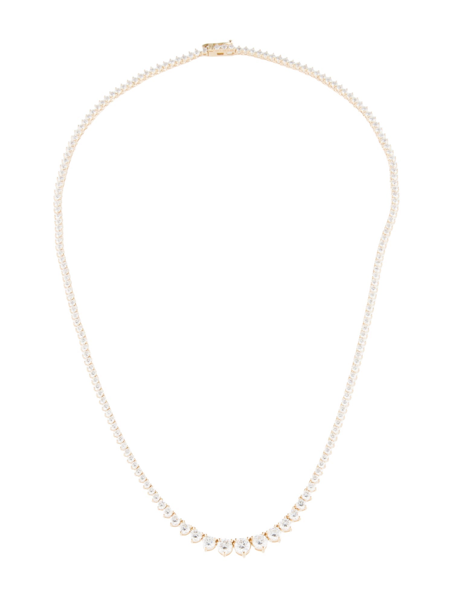 Necklace 14K 8.00ctw Lab-Grown Diamond Graduated Necklace