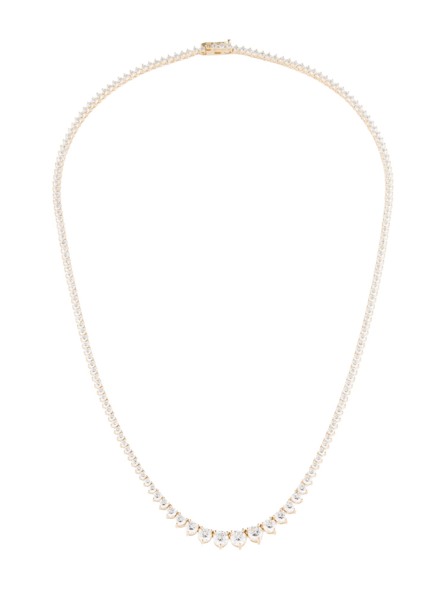 Necklace 14K 8.00ctw Lab-Grown Diamond Graduated Necklace