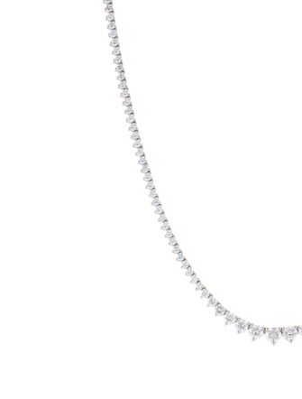 Necklace 14K 5.00ctw Lab-Grown Diamond Graduated Tennis Necklace