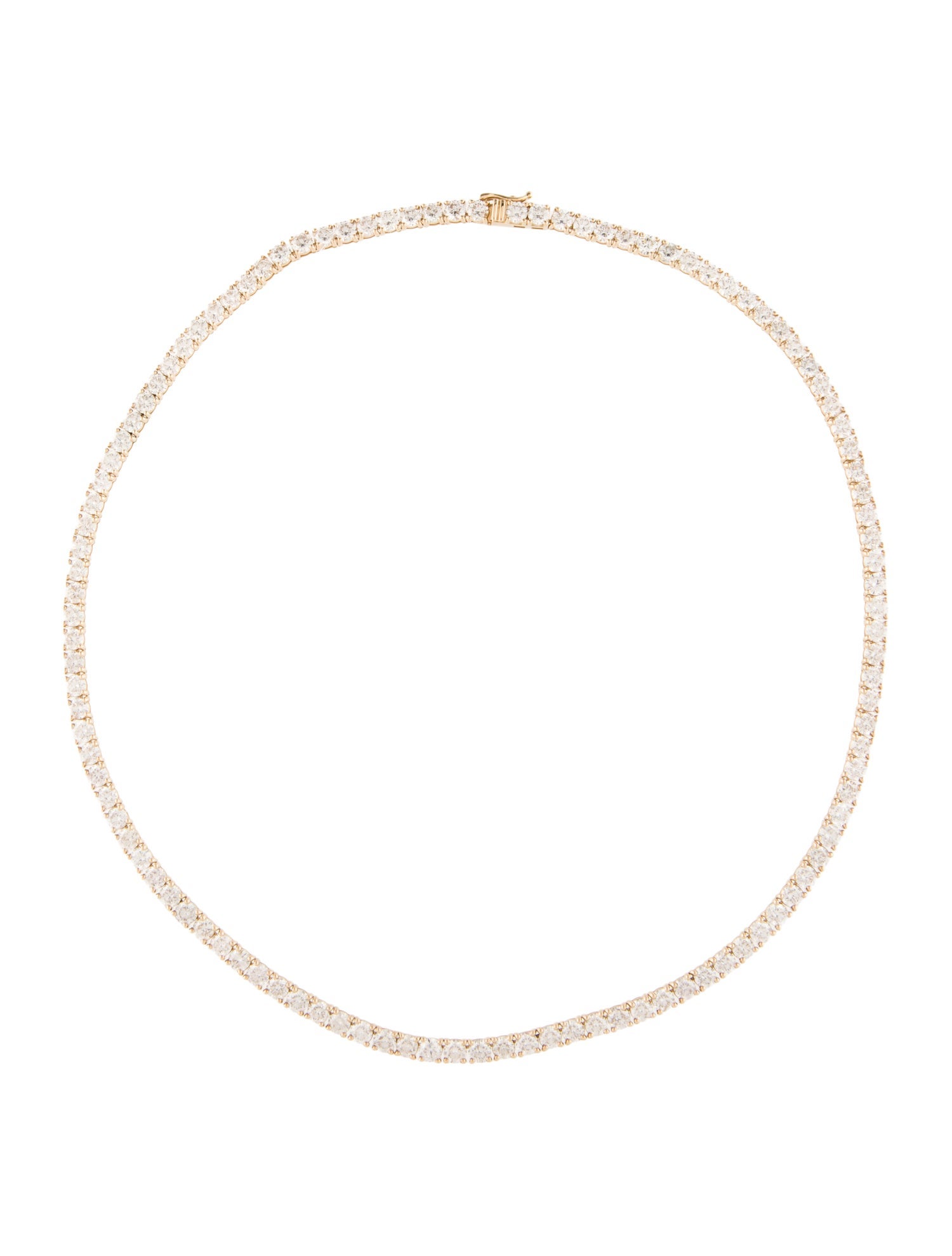 Necklace 14K 27.25ctw Diamond Tennis Chain
