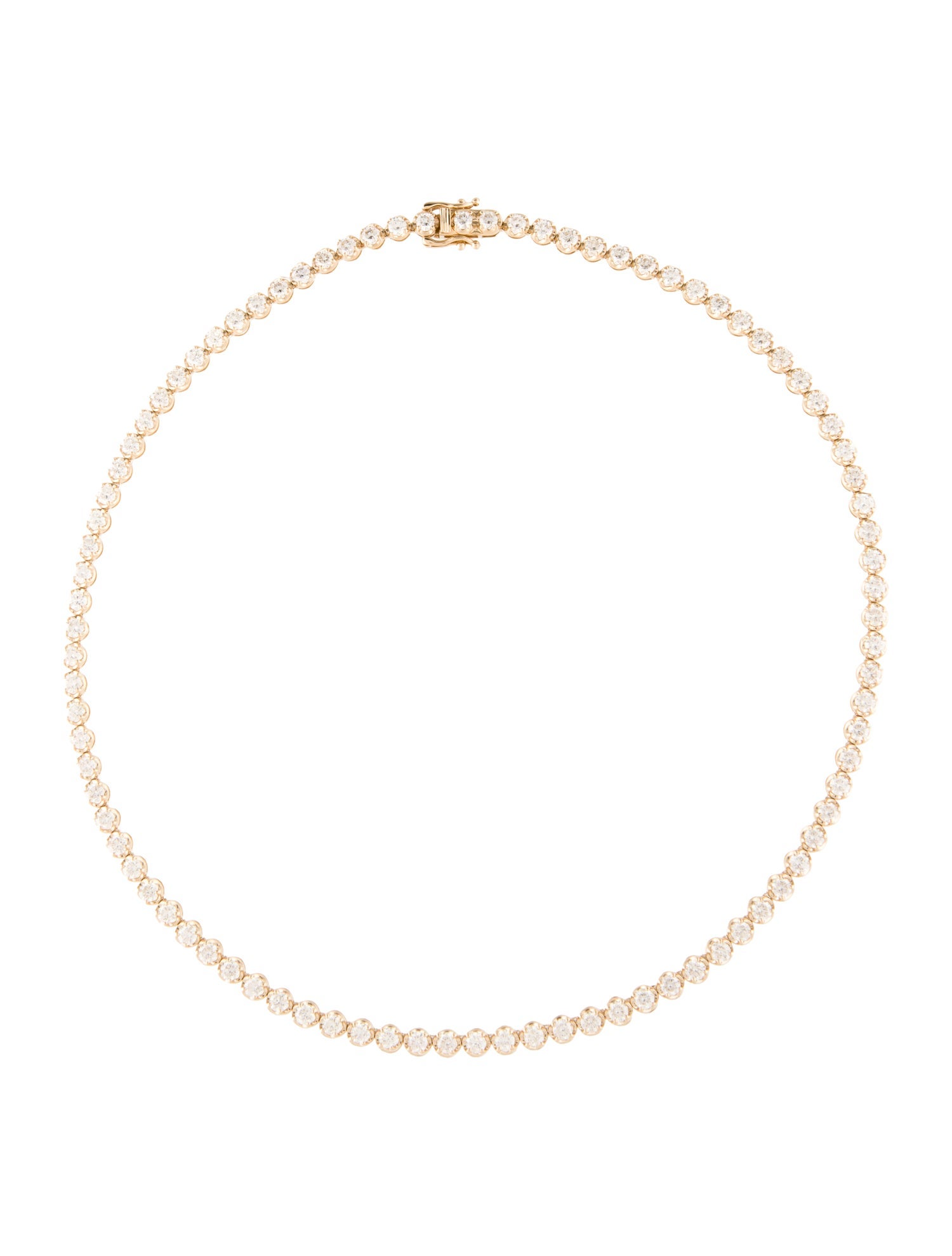 Necklace 14K 12.50ctw Diamond Tennis Chain