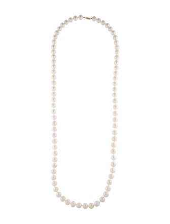 Necklace 14K Pearl Bead Strand Necklace