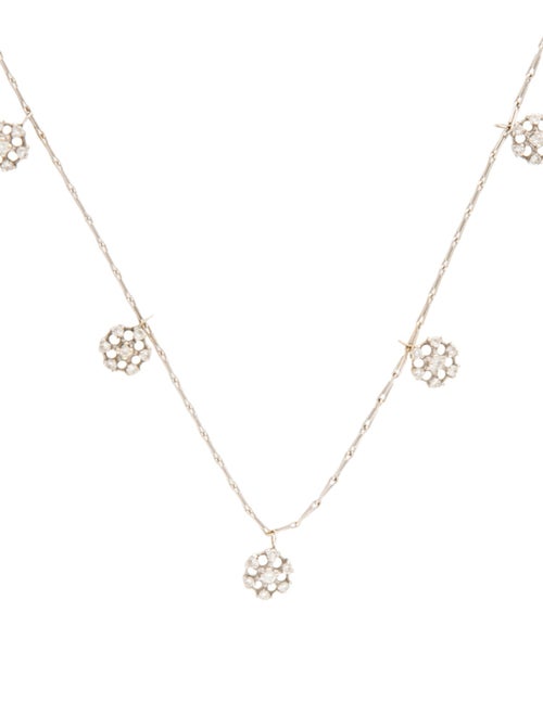 Necklace 18K Diamond Station Necklace