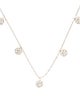 Necklace 18K Diamond Station Necklace