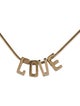 Necklace 14K 'LOVE' Pendant Necklace