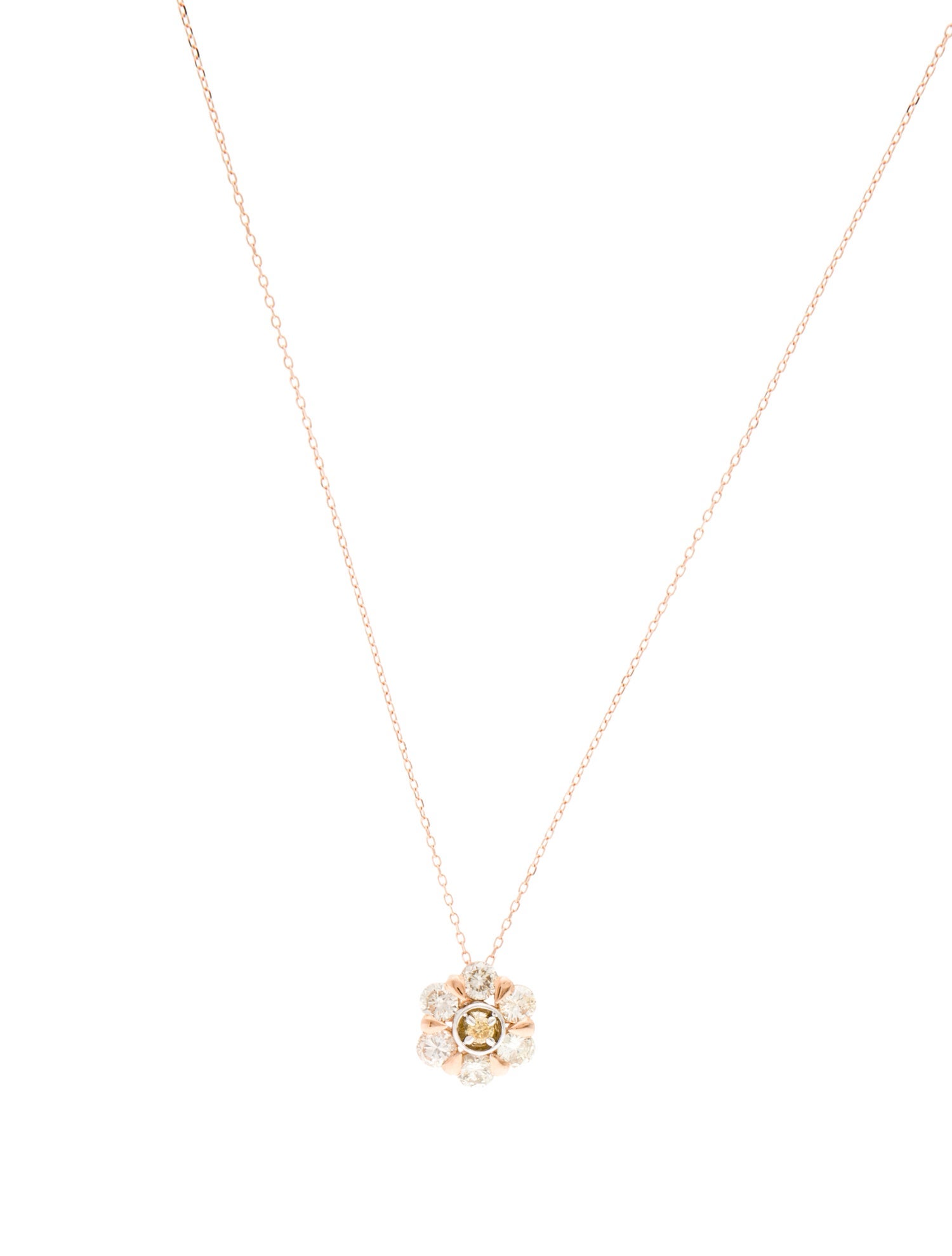 Necklace 14K Diamond Pendant