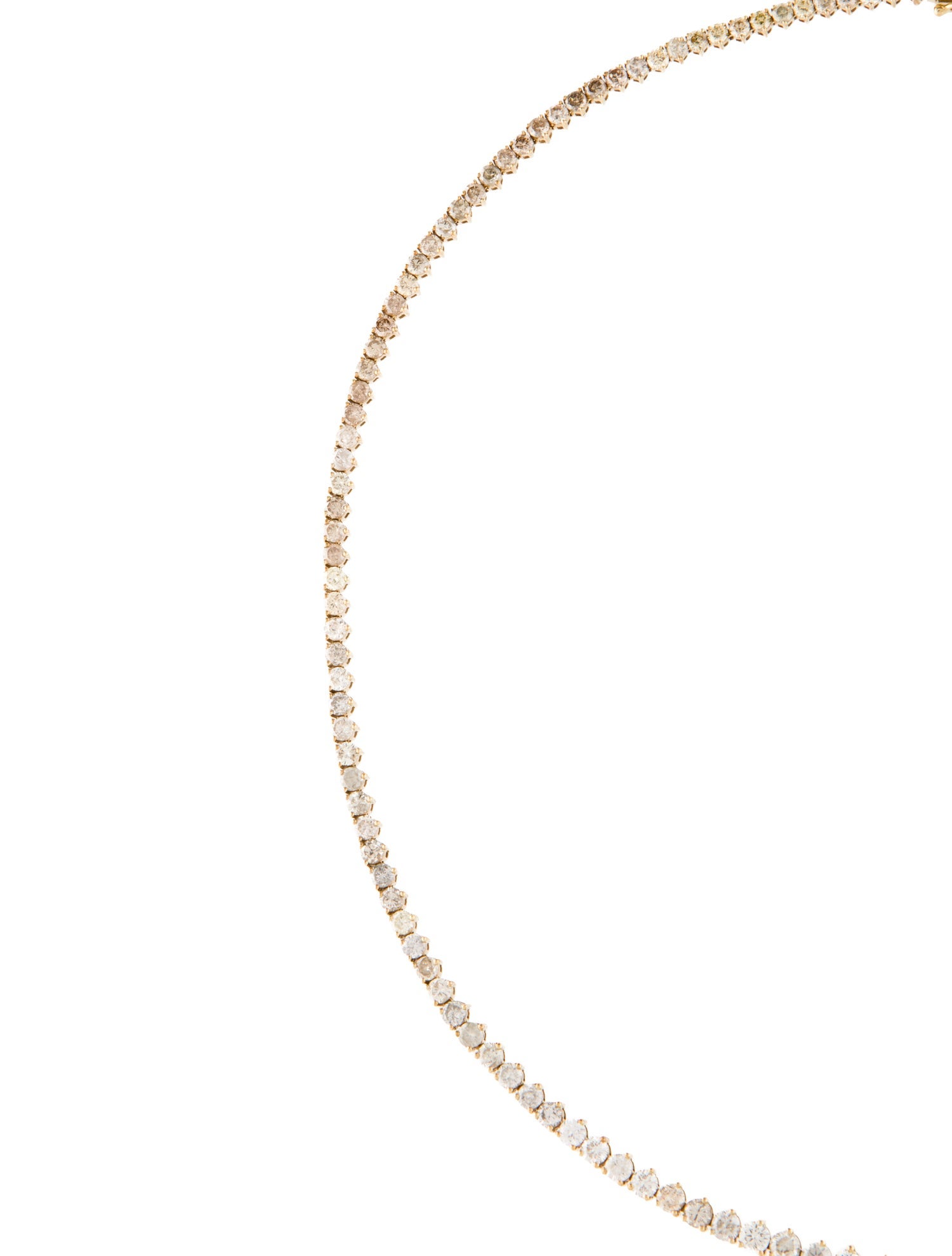 Necklace 14K 9.38ctw Diamond Chain