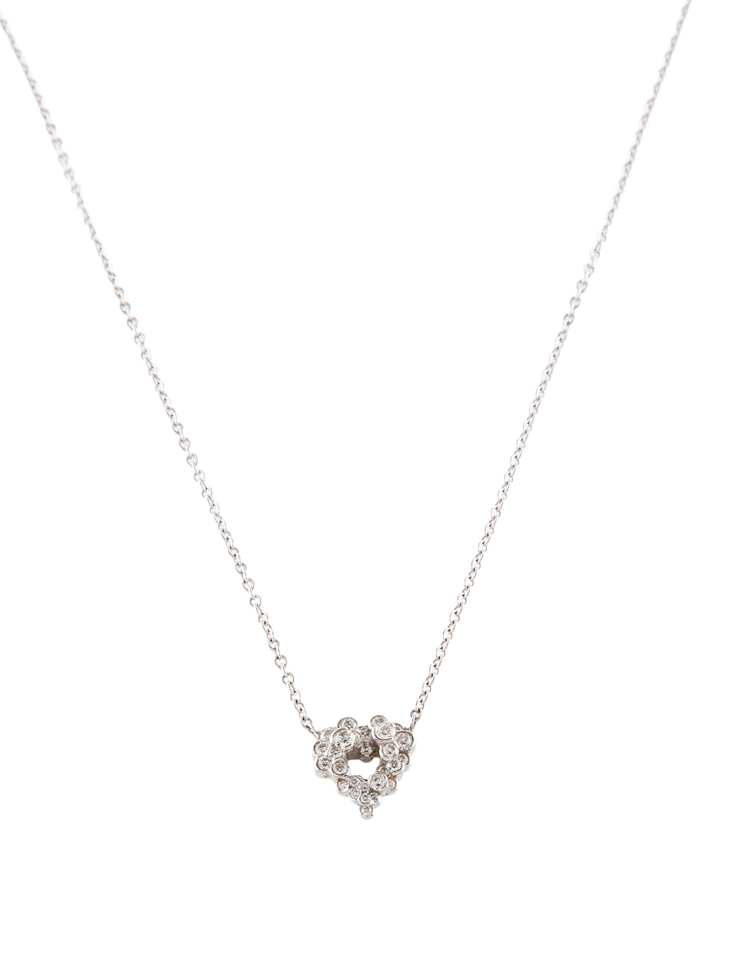 Necklace Lester Lampert 18K The Cumullus Collection® Heart Necklaces