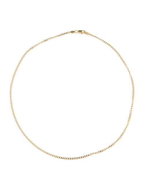 Necklace 18K Curb Chain Necklace