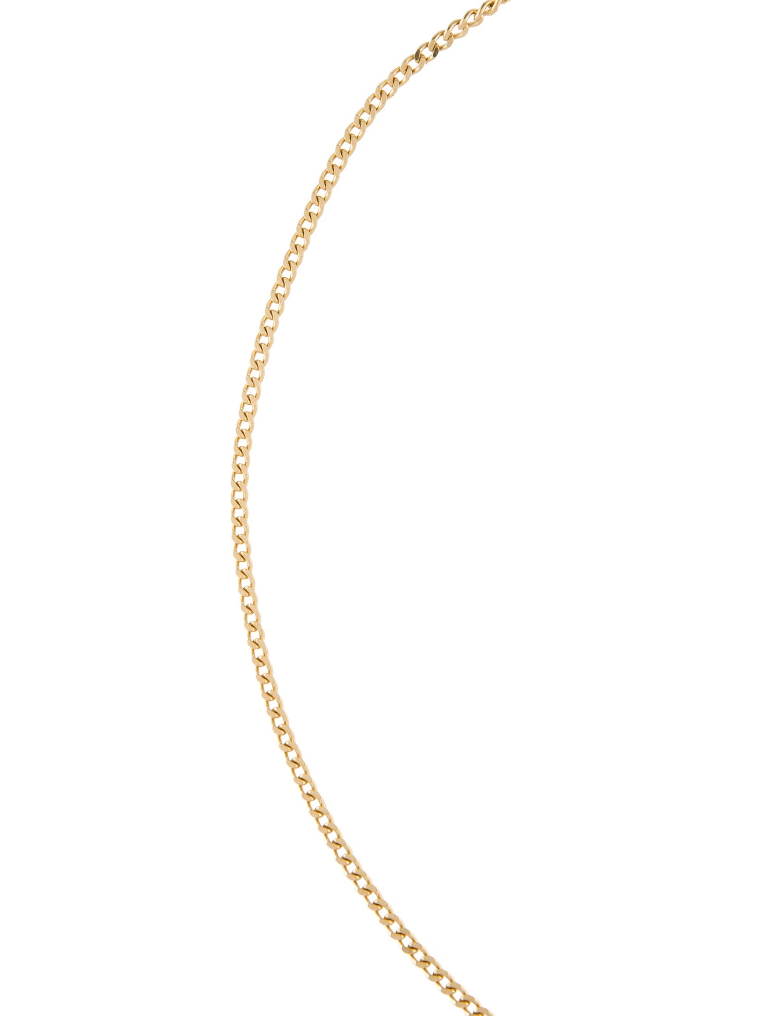 Necklace 18K Curb Chain Necklace