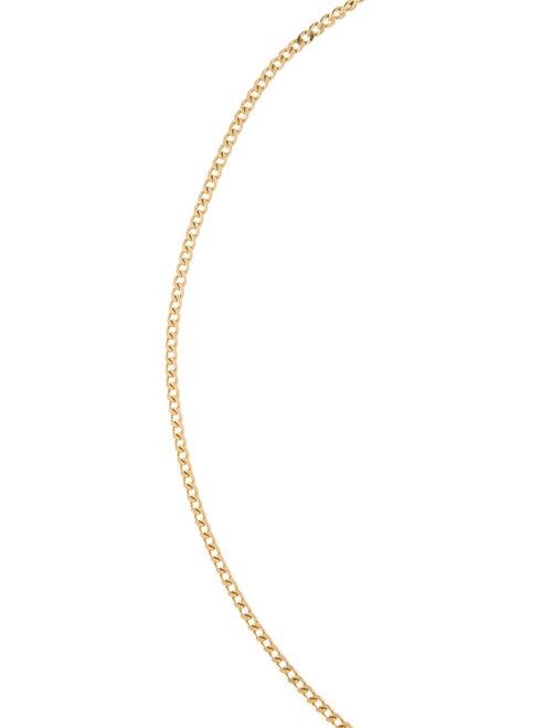 Necklace 18K Curb Chain Necklace
