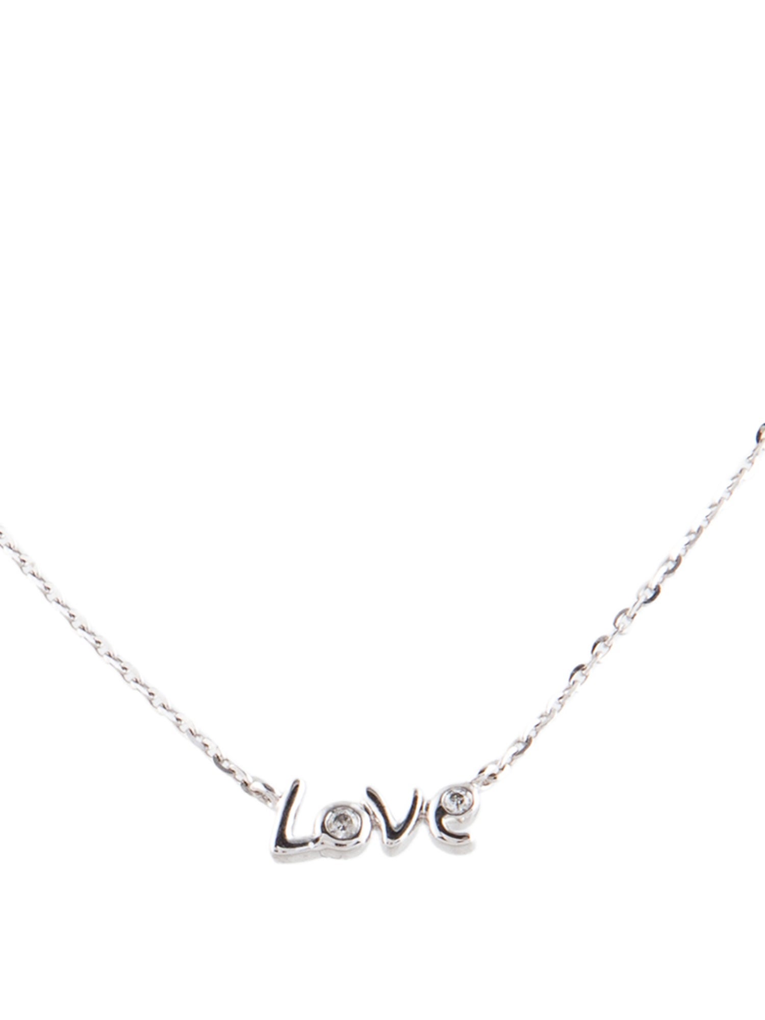 Necklace 14K Diamond Love Pendant Necklace