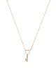 Necklace 14K Diamond Key Pendant Necklace
