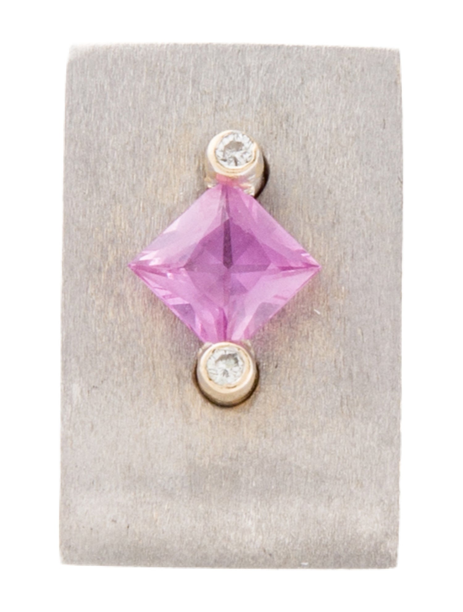 Necklace 14K Sapphire & Diamond Pendant