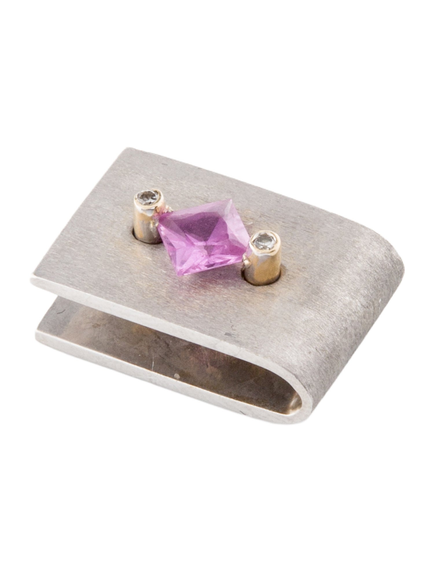 Necklace 14K Sapphire & Diamond Pendant