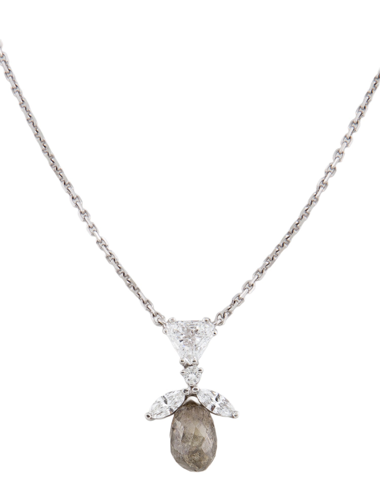 Necklace 14K 5.68ctw Diamond Pendant