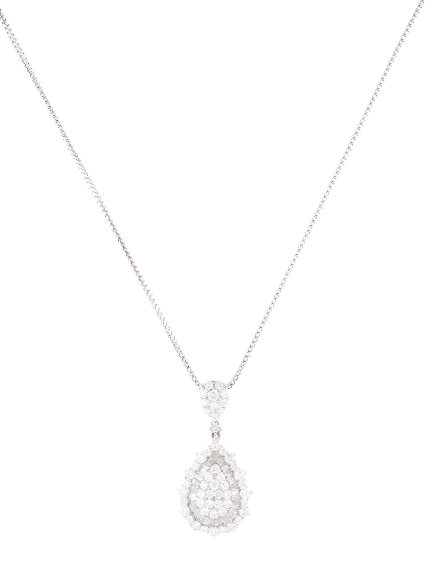 Necklace 14K 2.11ctw Diamond Pendant