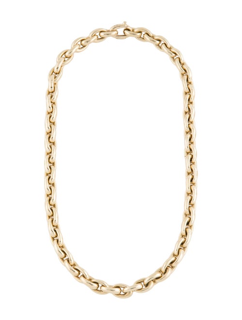 Necklace 14K Oval Link Chain Necklace