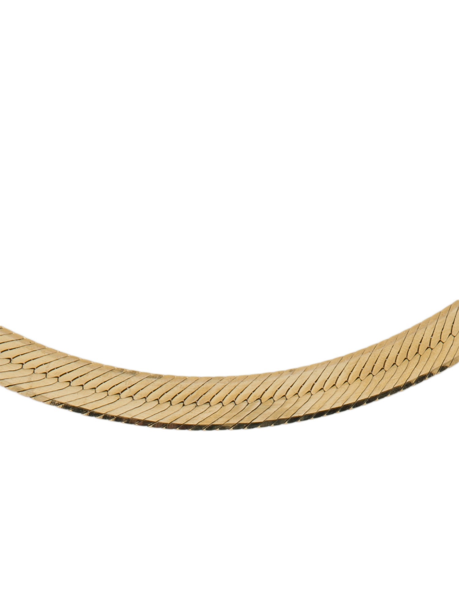 Necklace 14K Herringbone Link Chain