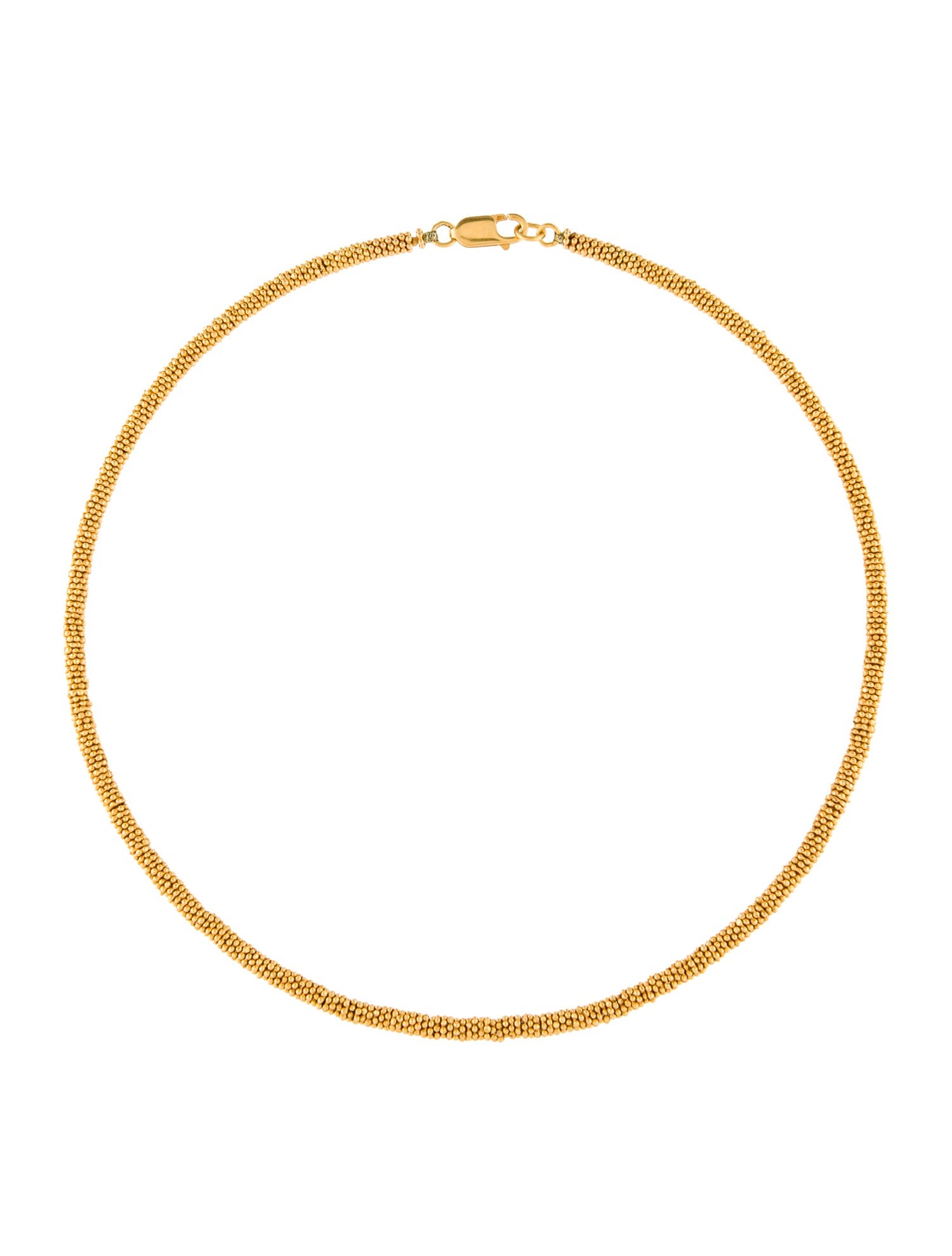 Necklace 18K Beaded Collar