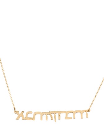 Necklace 14K 'Elizabeth' Pendant Necklace