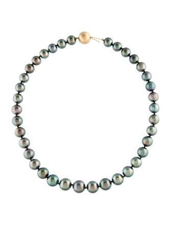 Necklace 18K Pearl Strand Graduated Necklace