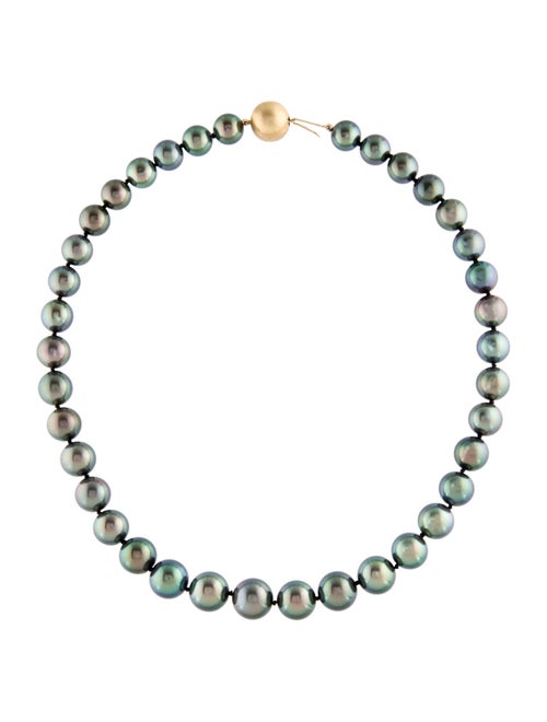 Necklace 18K Pearl Strand Graduated Necklace