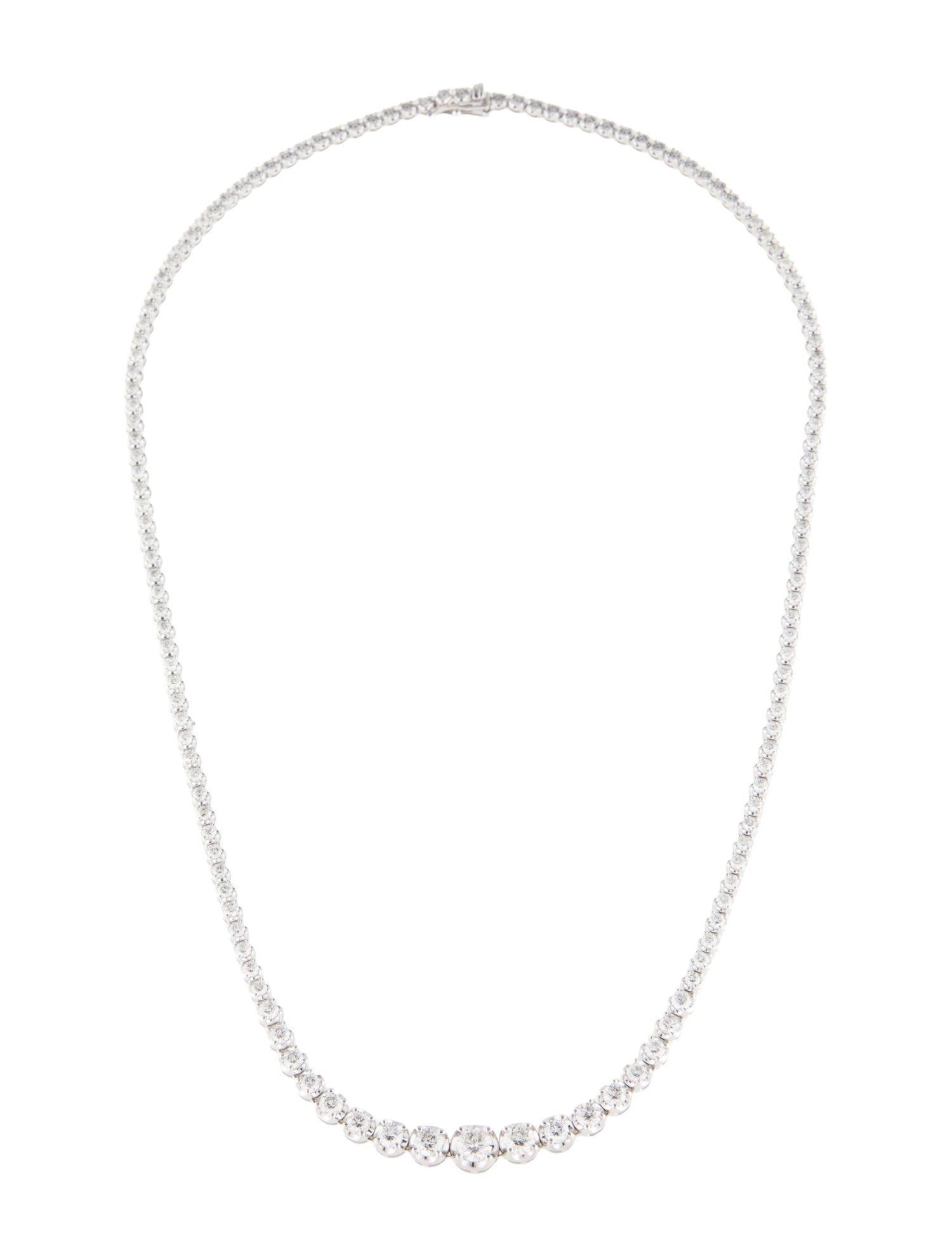Necklace 14K 5.00ctw Diamond Graduated Tennis Necklace