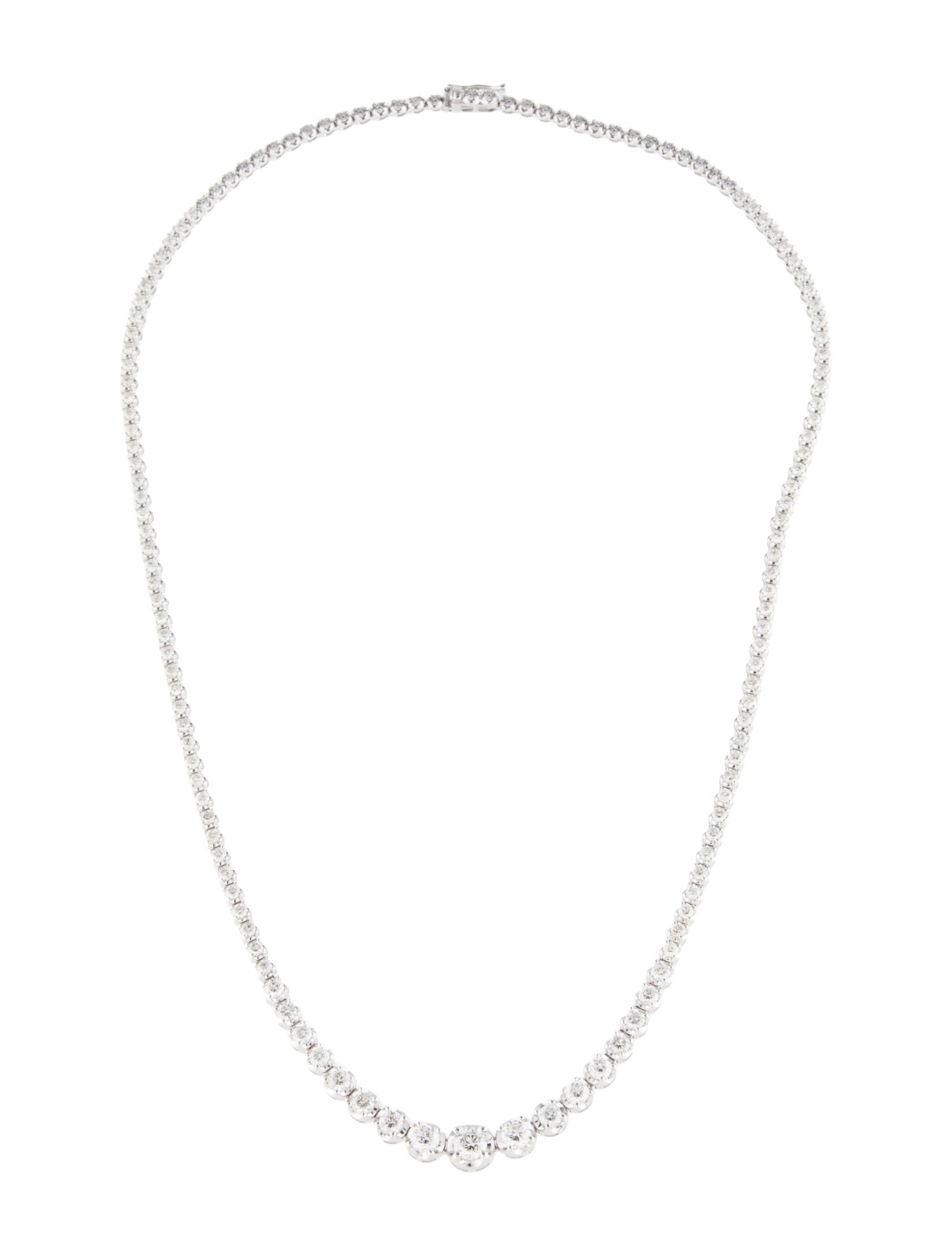 Necklace 14K 5.00ctw Diamond Graduated Tennis Necklace