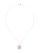 Necklace 14K Diamond & Mother of Pearl Star Pendant