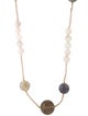 Necklace 18K Pearl & Multi-Stone Beaded Necklace