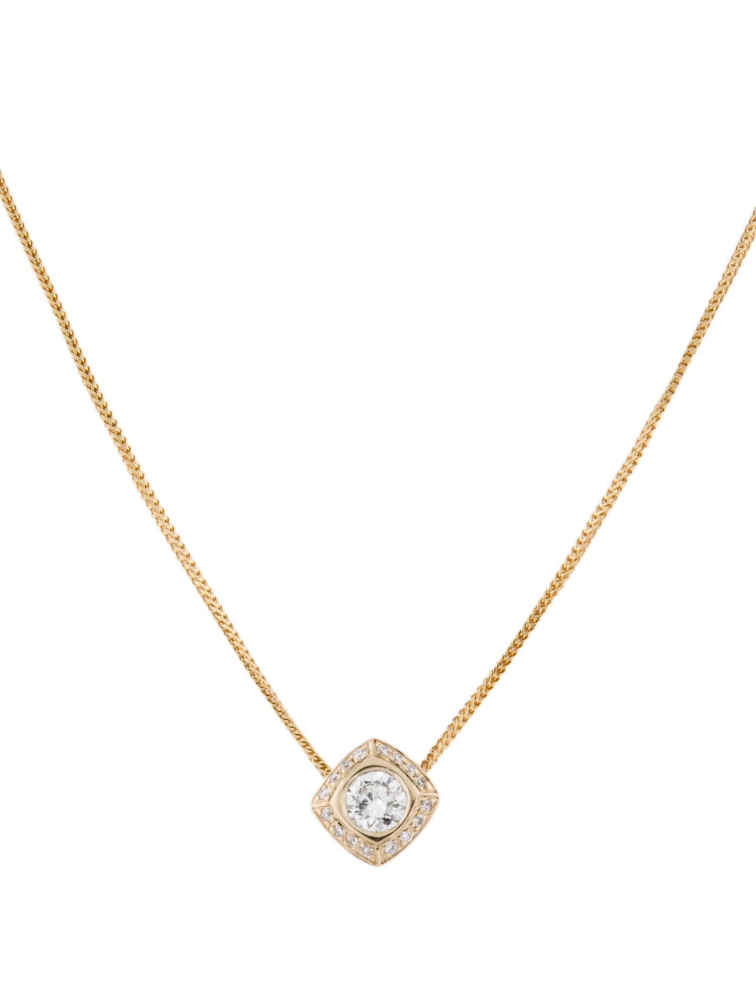 Necklace 14K DIamond Pendant