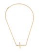 Necklace 14K Mariner Link Cross Pendant Necklace
