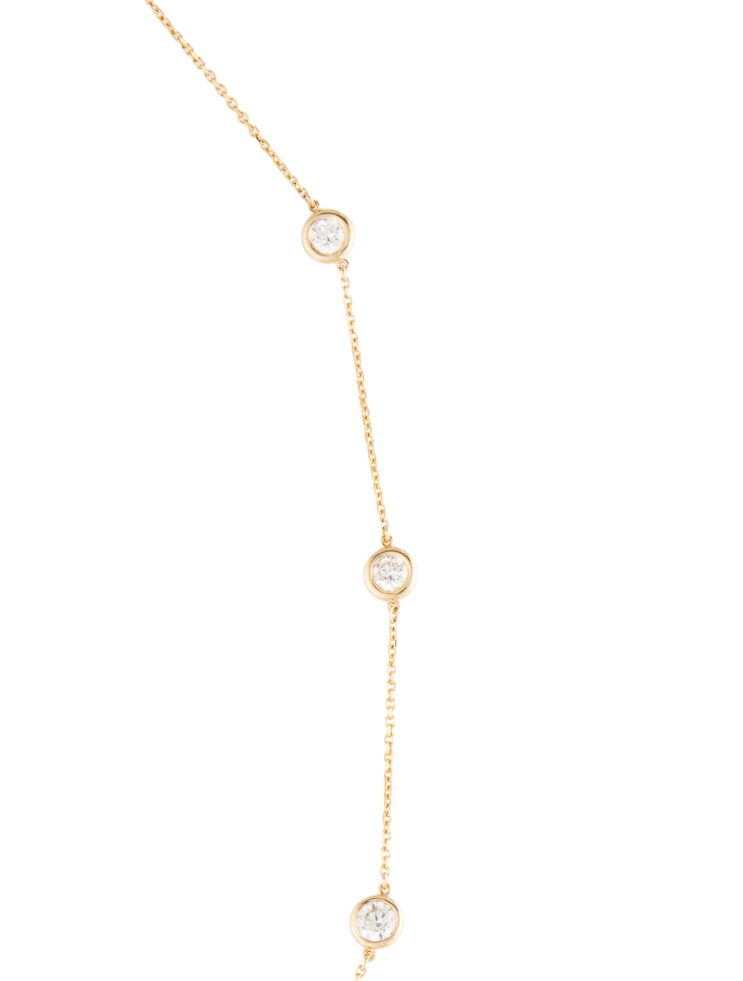 Necklace 14K 2.16ctw Diamond Station