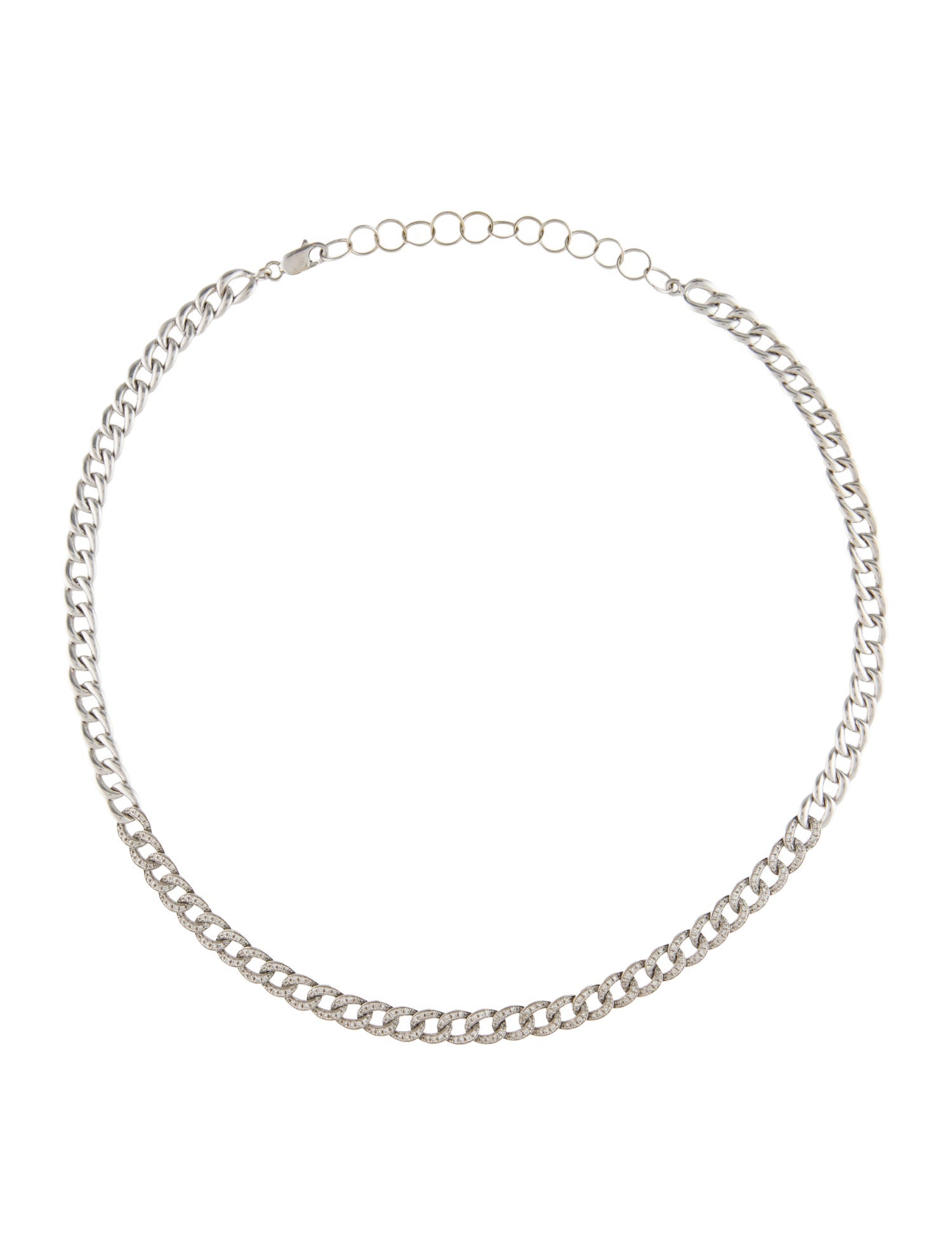 Necklace 14K Diamond Link Choker