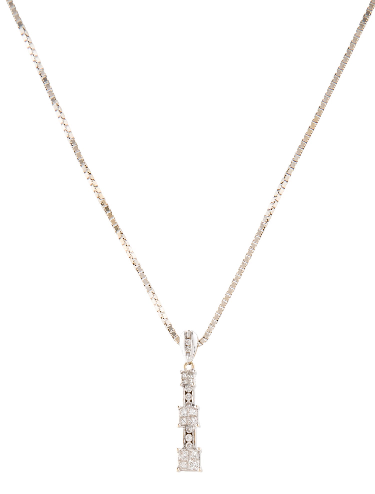 Necklace 14K Diamond Pendant Necklace