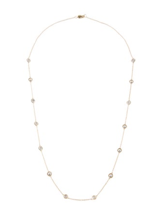 Necklace 14K 2.00ctw Diamond Station Necklace