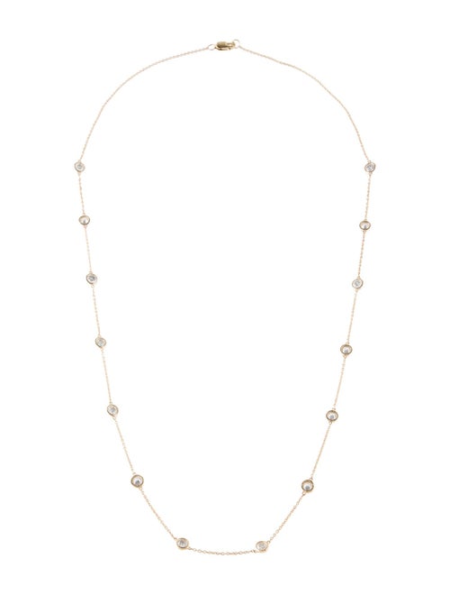 Necklace 14K 2.00ctw Diamond Station Necklace