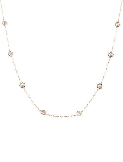 Necklace 14K 2.00ctw Diamond Station Necklace